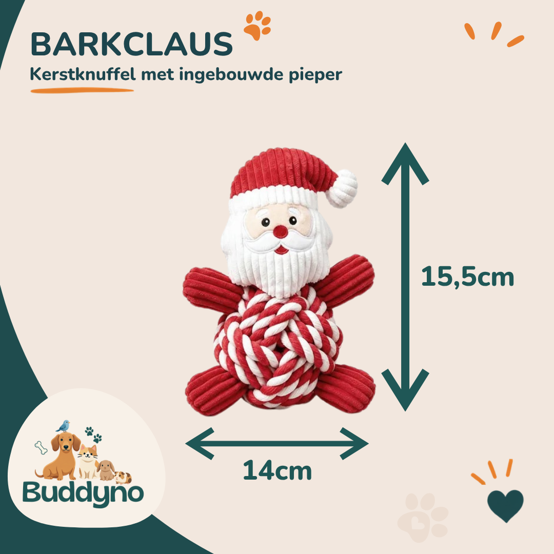 BARKCLAUS | Kerstknuffel met ingebouwde pieper