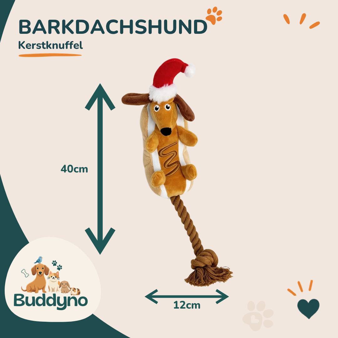 BARKDACHSHUND | Interactieve Teckel kerstknuffel