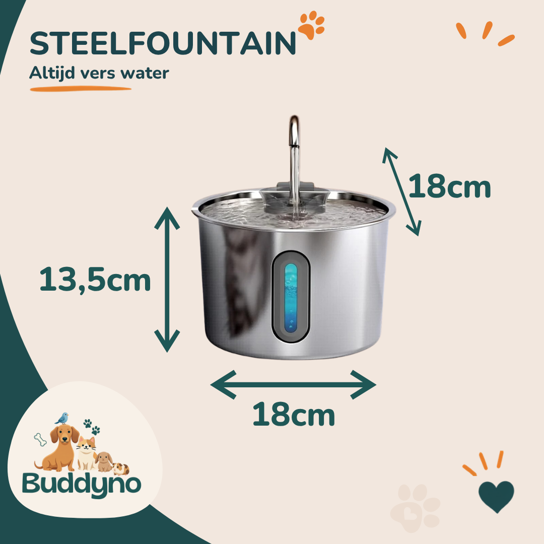STEELFOUNTAIN | Altijd vers water