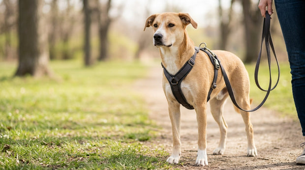 hond met hondentuigje