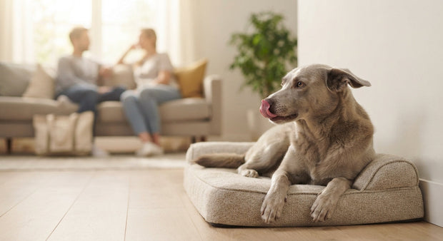 verveling en stress bij een hond