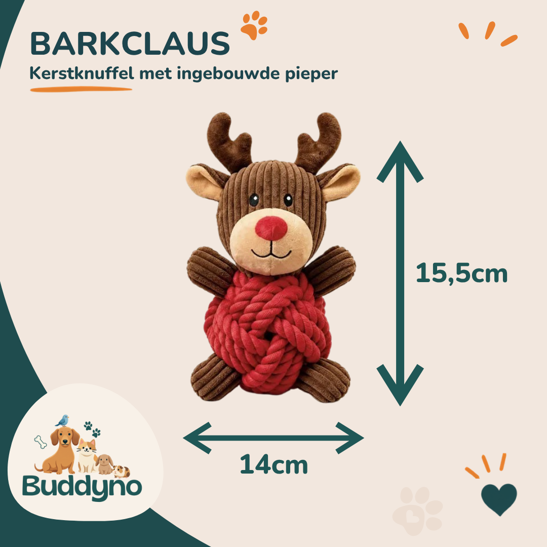 BARKCLAUS | Kerstknuffel met ingebouwde pieper