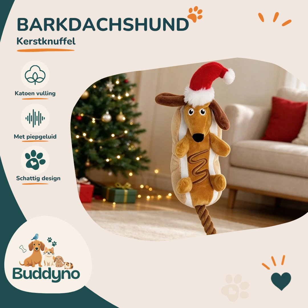 BARKDACHSHUND | Interactieve Teckel kerstknuffel