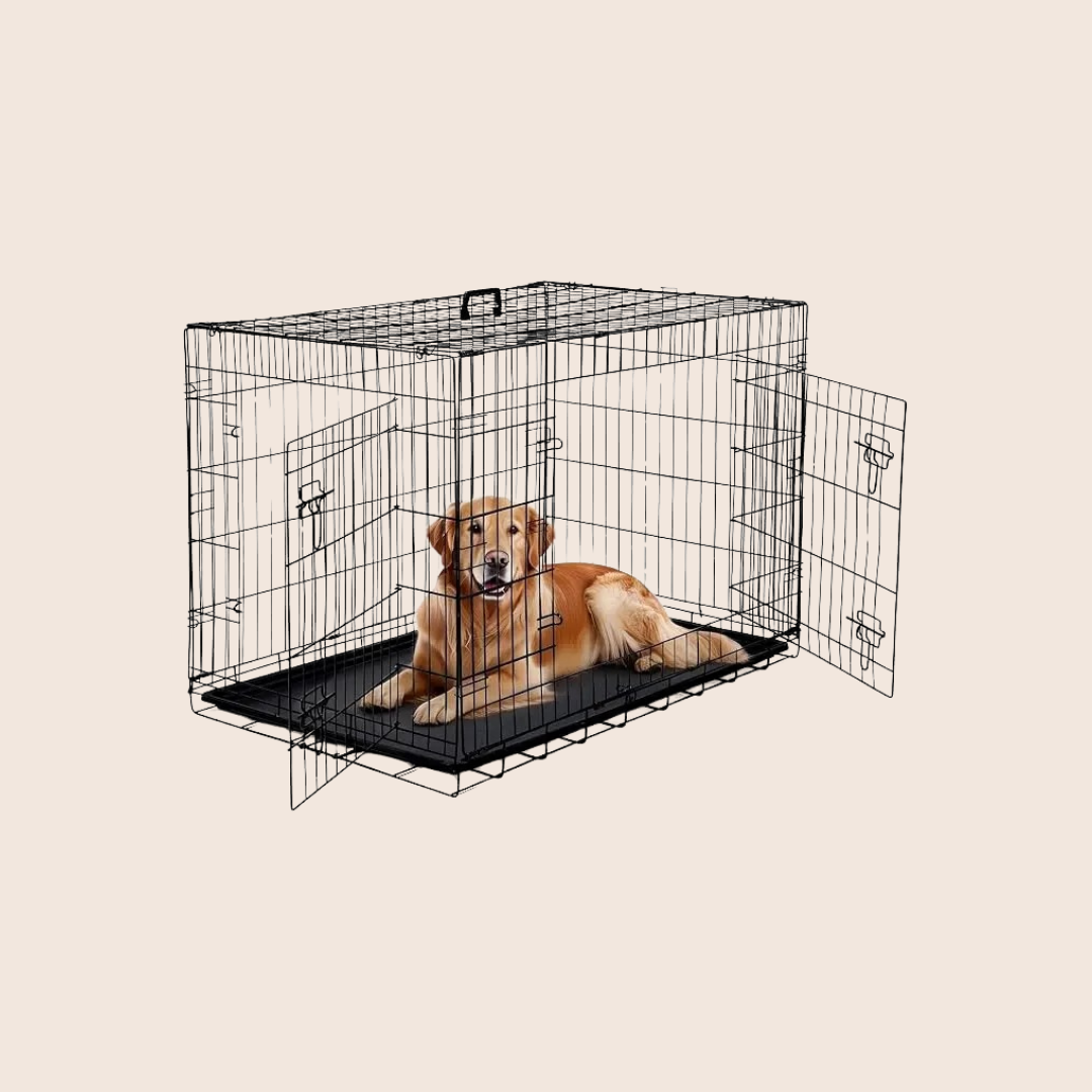 BARKGATE | Opvouwbare hondenbench met twee deuren