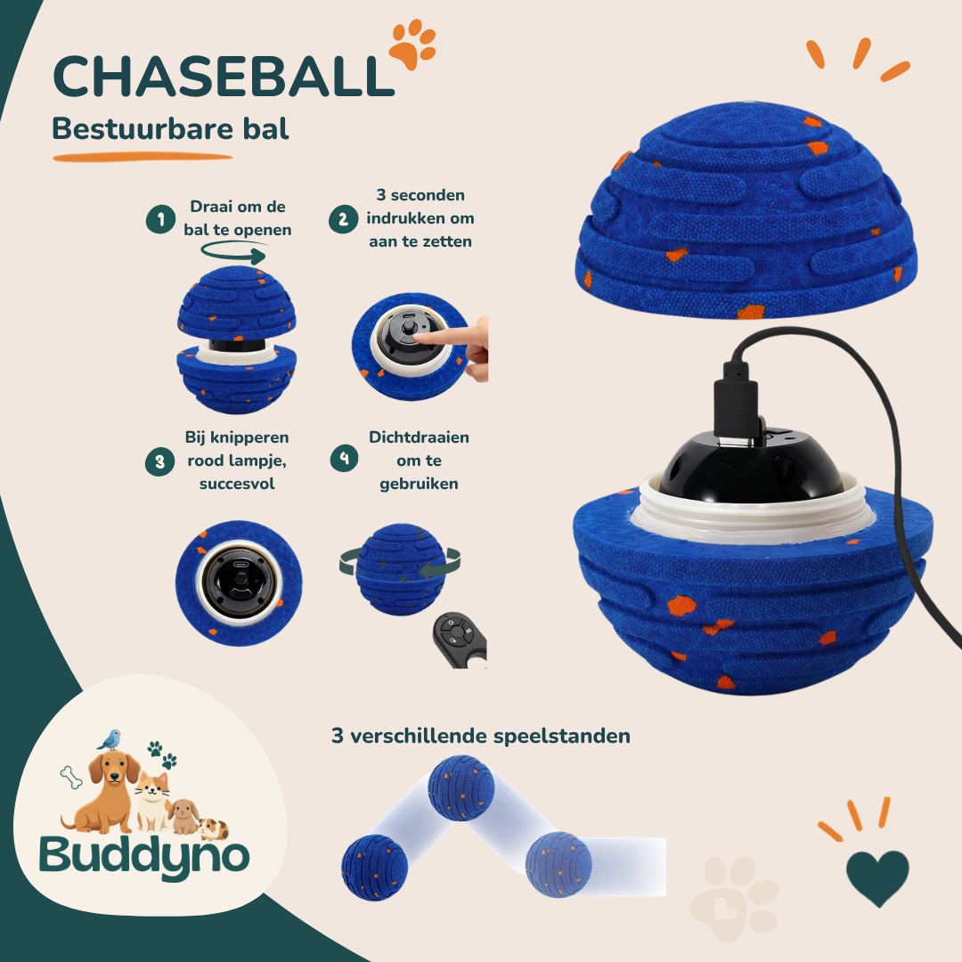 CHASEBALL | Interactieve Hondenbal