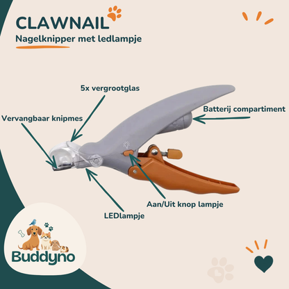 CLAWNAIL | Nagelknipper met LED-verlichting voor nauwkeurig knippen