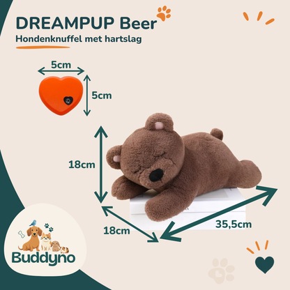 DREAMPUP | Hondenknuffel met hartslag Beer