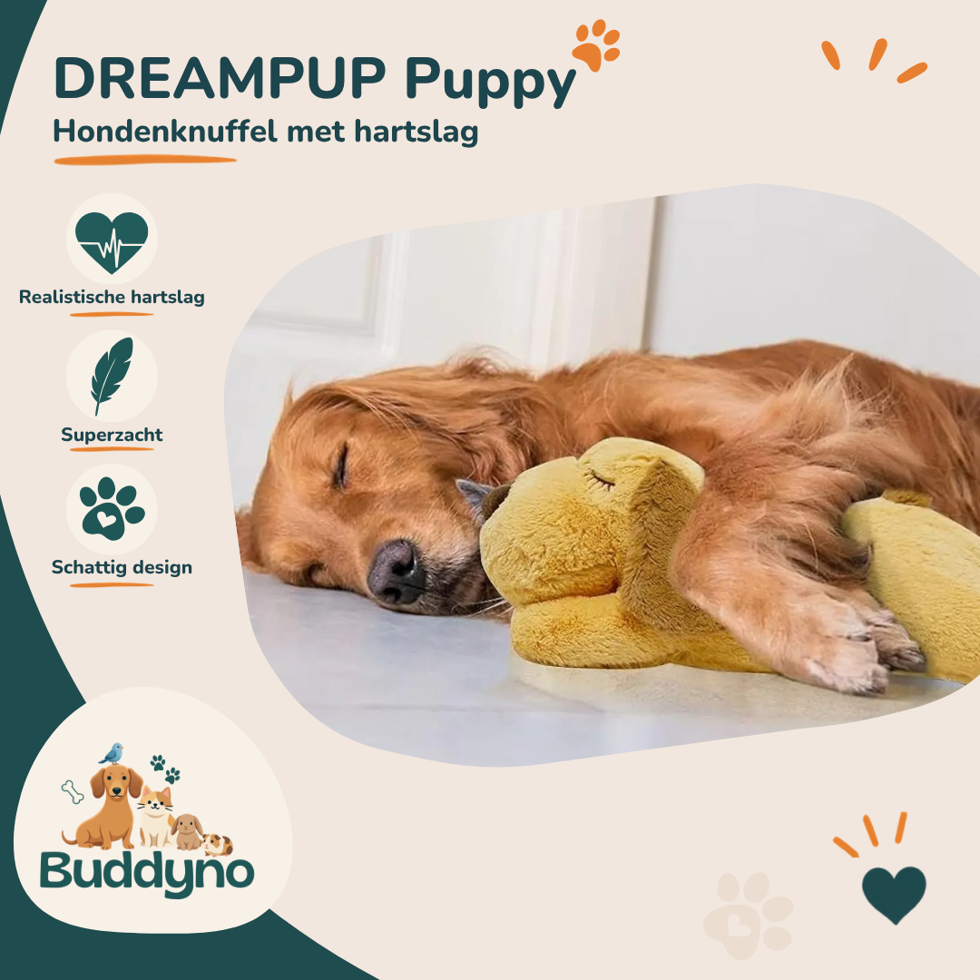DREAMPUP | Hondenknuffel met hartslag Puppy