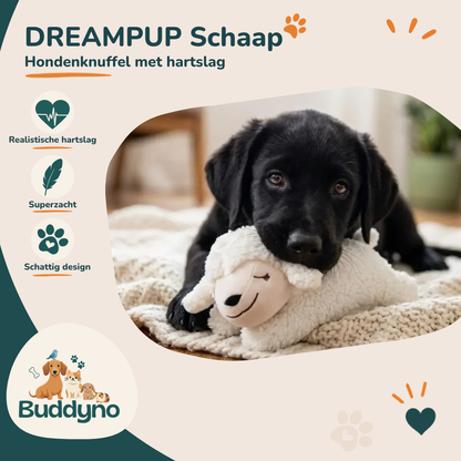 DREAMPUP | Hondenknuffel met hartslag Schaap