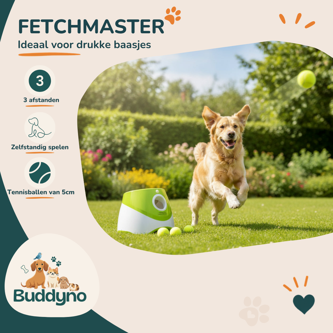 FETCHMASTER | Automatisch ballenkanon voor honden