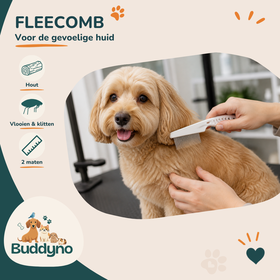 FLEECOMB | Vlooienkam voor honden