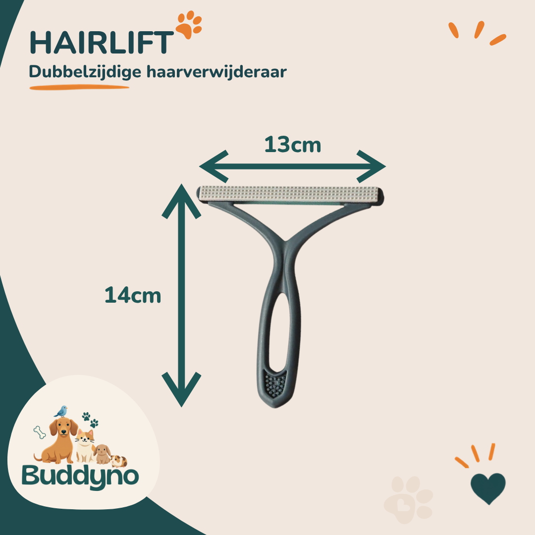 HAIRLIFT | Dubbelzijdige huisdieren haar verwijderaar