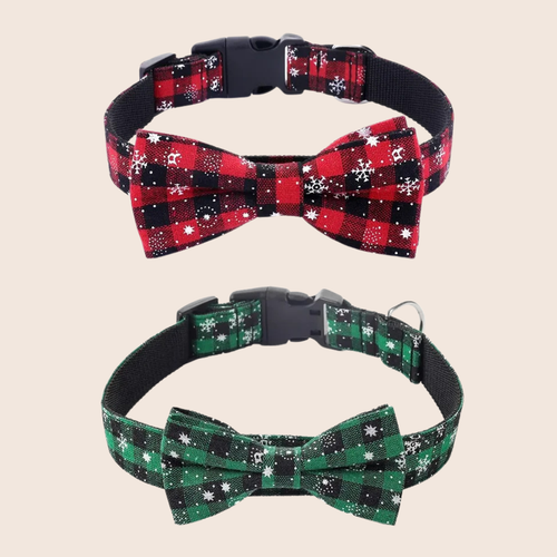 JOLLYJINGLE | Feestelijke halsband met strik voor honden