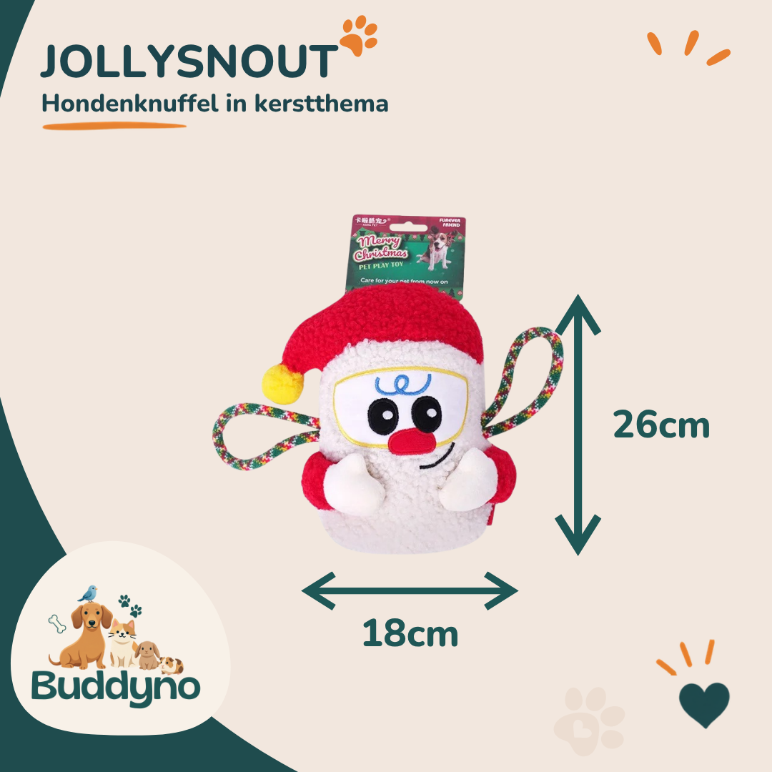 JOLLYSNOUT | Hondenknuffel in kerstthema