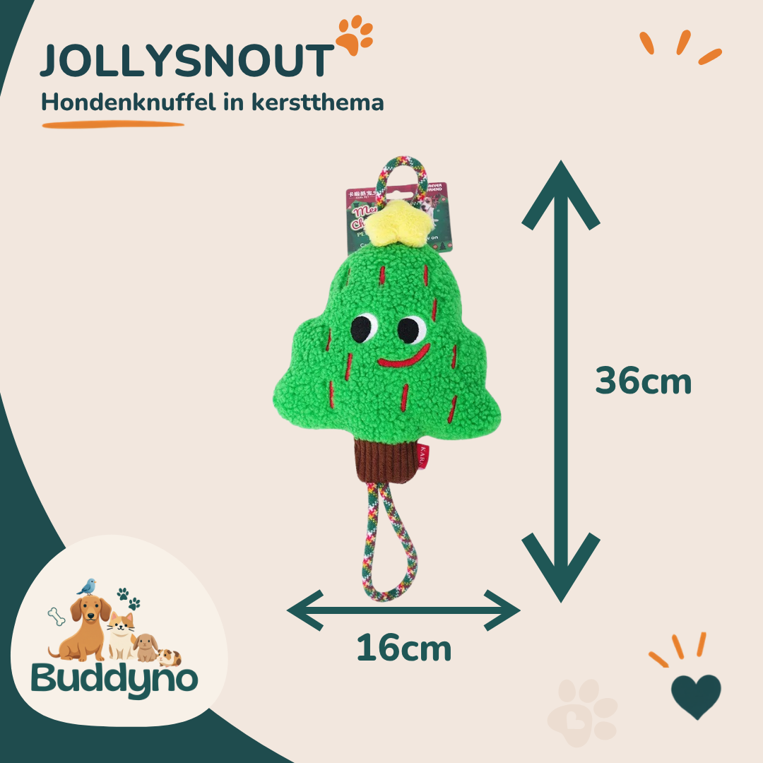 JOLLYSNOUT | Hondenknuffel in kerstthema