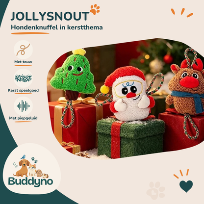JOLLYSNOUT | Hondenknuffel in kerstthema