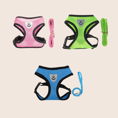 MESHVEST | Ademend en Reflecterend Puppy Tuigje