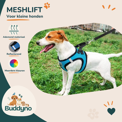 MESHVEST | Ademend en Reflecterend Puppy Tuigje