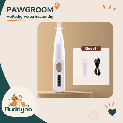 PAWGROOM | Stille trimmer met led voor hondenpoten