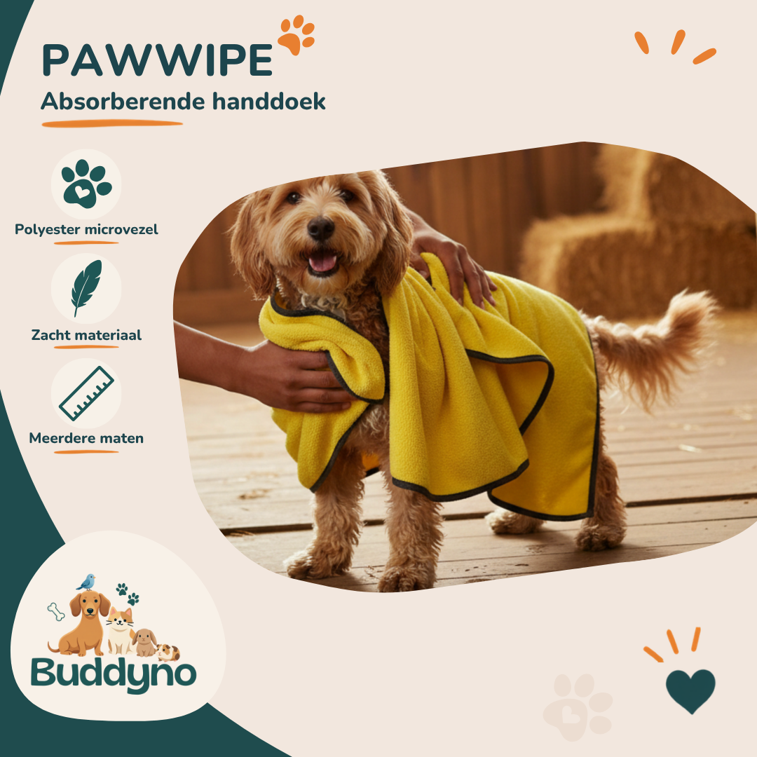 PAWWIPE | Absorberend handdoek voor honden