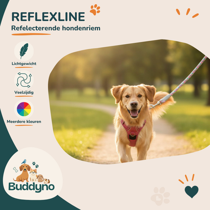 REFLEXLINE | Reflecterende hondenriem voor honden