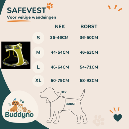 SAFEVEST | Reflecterend tuigje voor veilige wandelingen