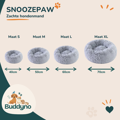 SNOOZEPAW | Donut Hondenmand met antislipbodem