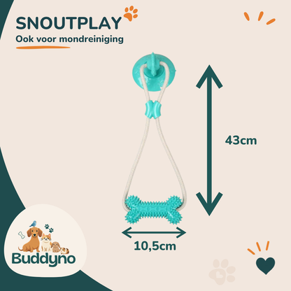 SNOUTPLAY | Kauwspeelgoed met zuignap voor honden