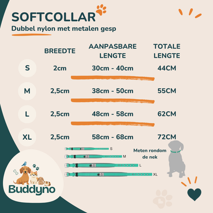 SOFTCOLLAR | Reflecterende halsband voor veilig uitlaten