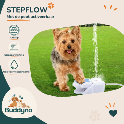 STEPFLOW | Poot activeerbare drinkfontein voor honden