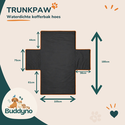 TRUNKPAW | Waterdichte kofferbak hoes voor honden