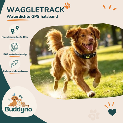 WAGGLETRACK | Waterdichte GPS halsband