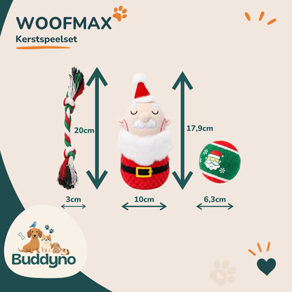 WOOFXMAS | Kerstspeelset voor speelse honden