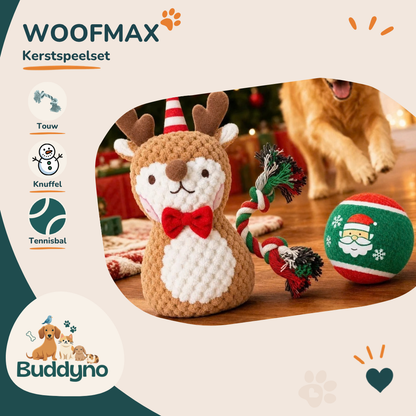 WOOFXMAS | Kerstspeelset voor speelse honden