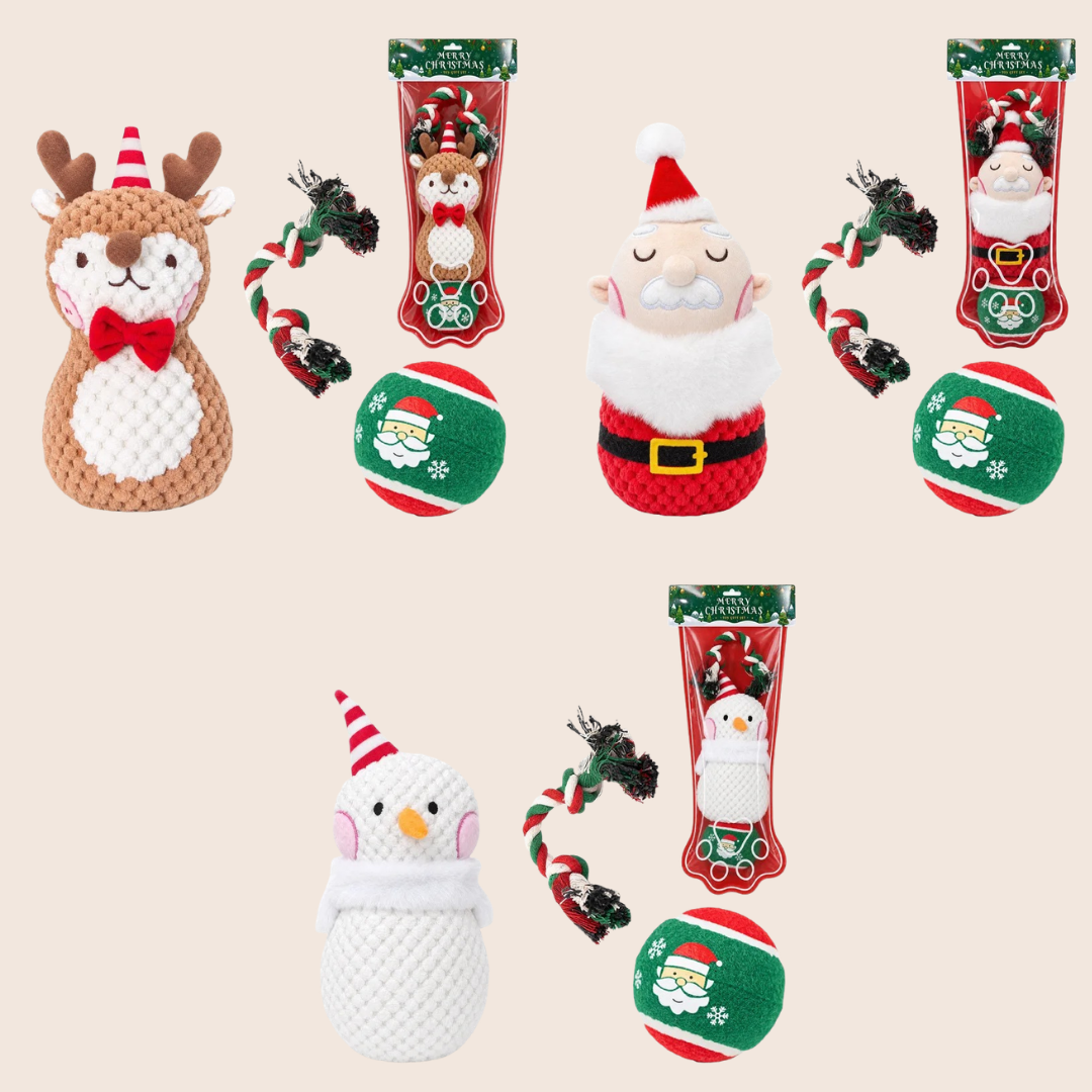 WOOFXMAS | Kerstspeelset voor speelse honden
